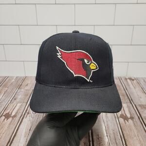 Sports Specialties Arizona Cardinals Vintage Black Dome Wool Plain Logo Snapback